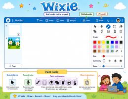 Wixie authoring tool poster