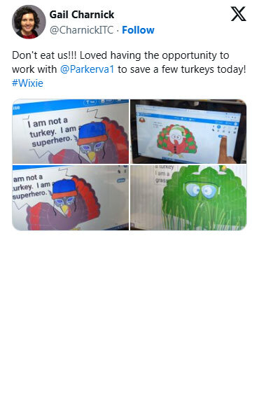 Don't eat us!!! Loved having the opportunity to work with @Parkerva1 to save a few turkeys today!