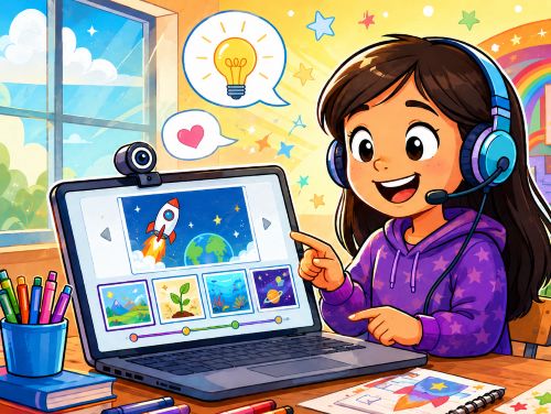 Students can use Wixie for projects across the curriculum.