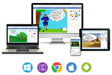 Wixie works on a variety of devices.